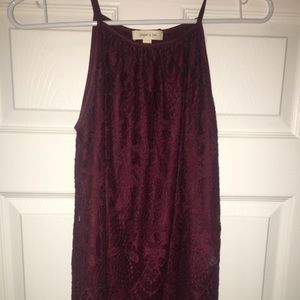 Burgundy Tank Top
